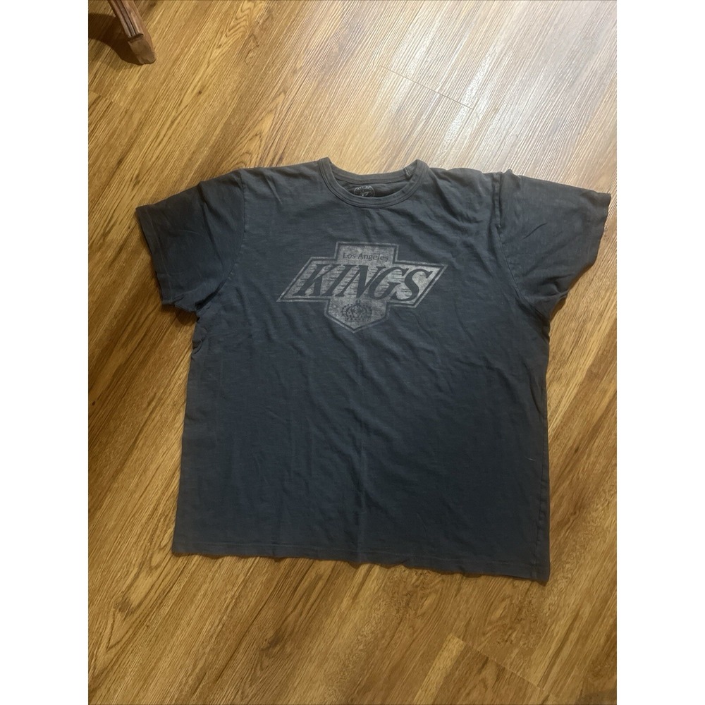 Los Angeles Kings Graphic T Shirt 47 Brand Mens‎ Large Black/charcoal Gray